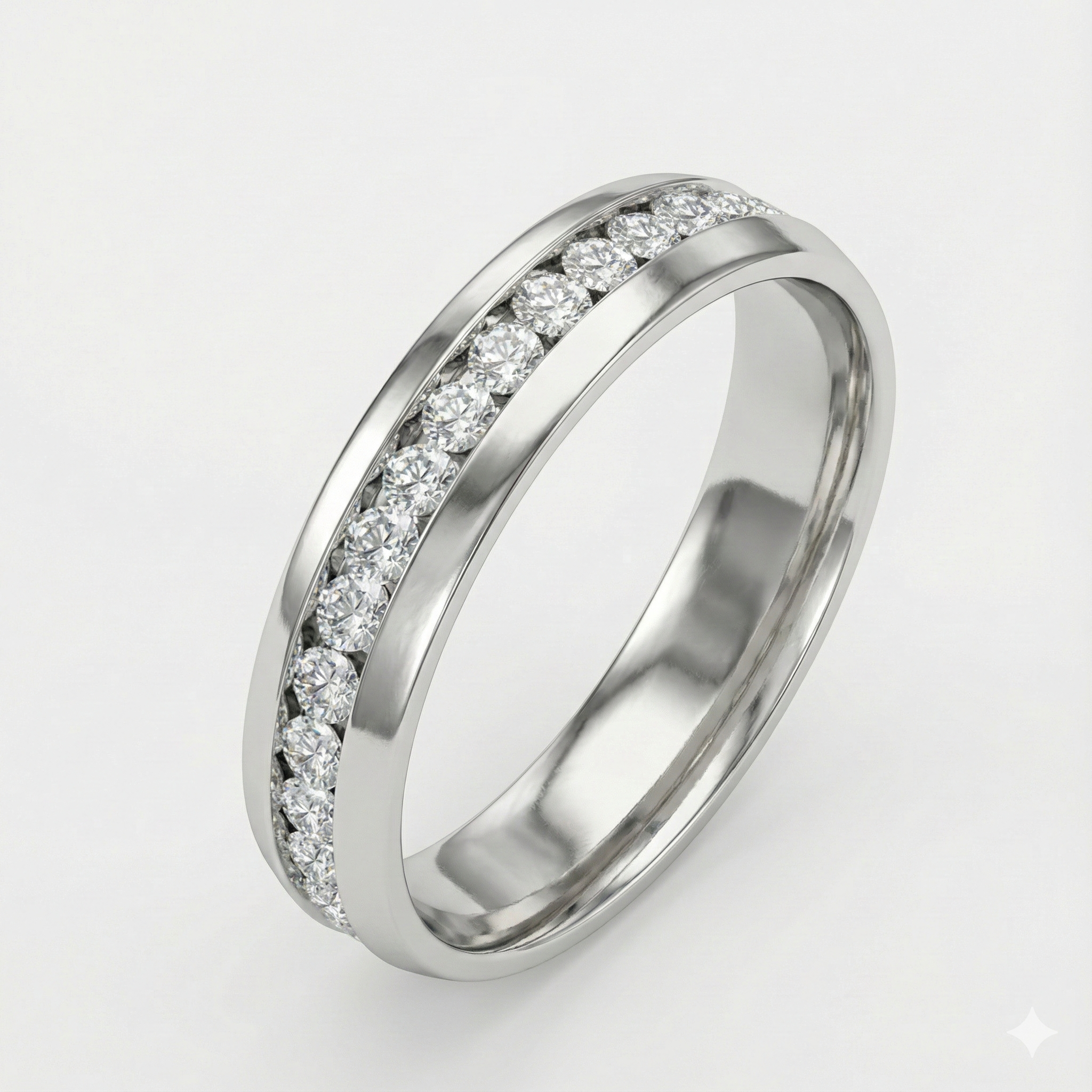 ENQVI | Crystal Band Ring