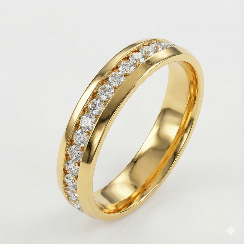 ENQVI | Crystal Band Ring