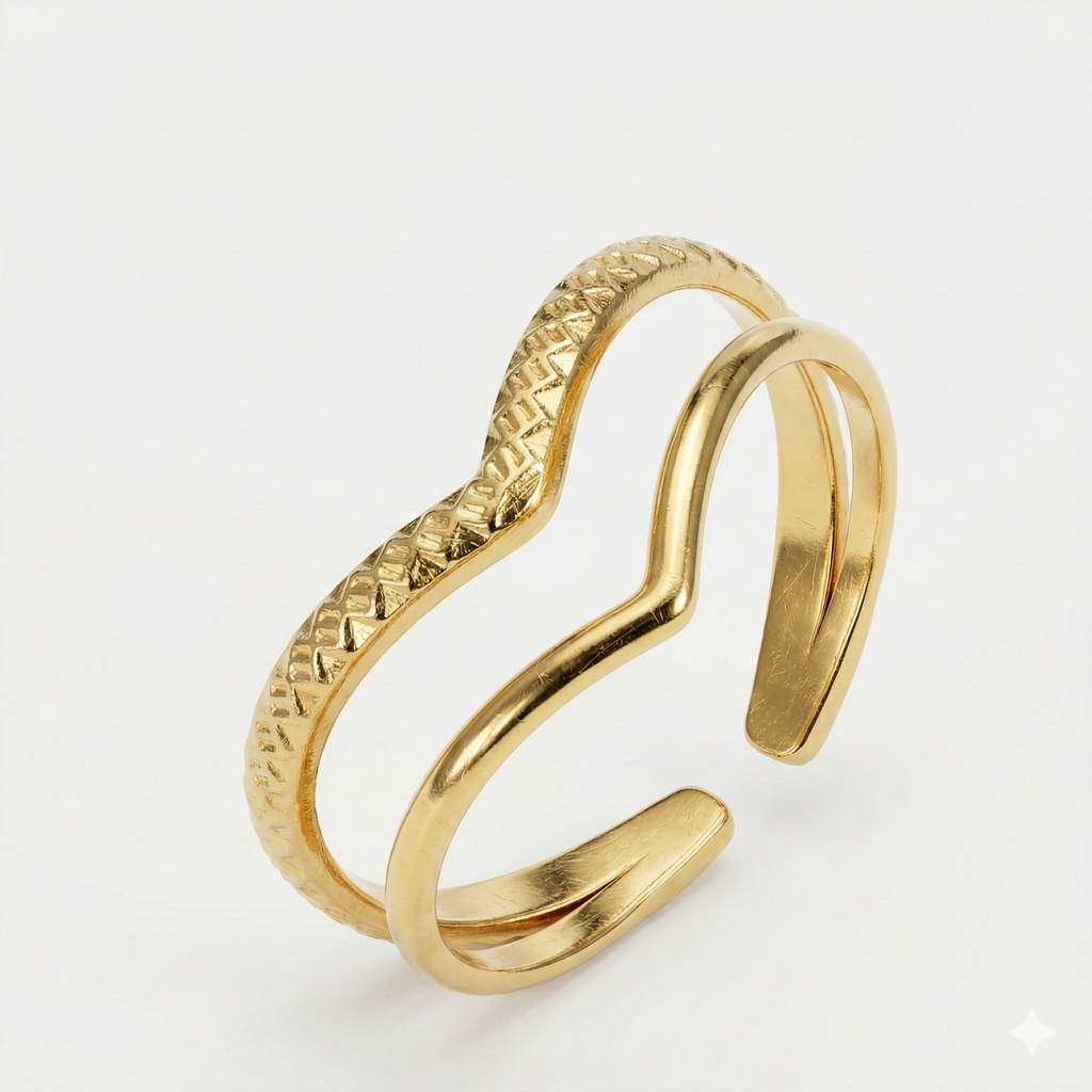 ENQVI | Double V Adjustable Ring