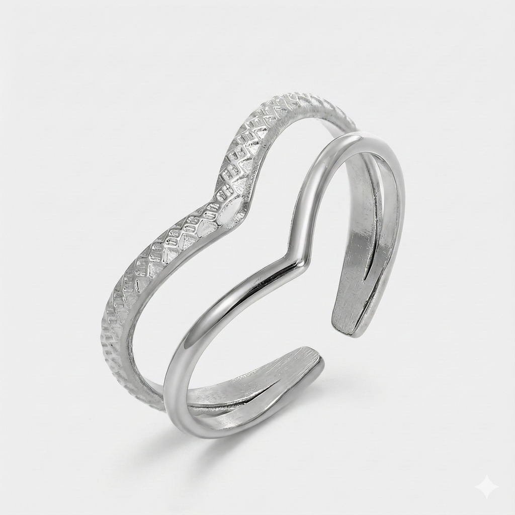ENQVI | Double V Adjustable Ring