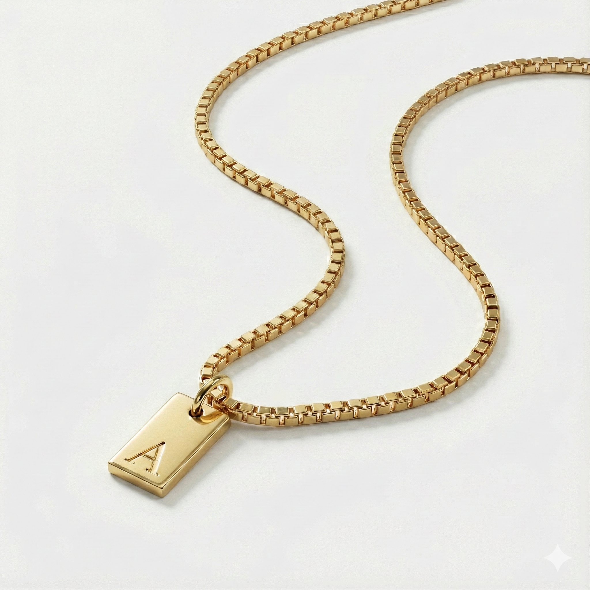 ENQVI | Gold Initial Necklace
