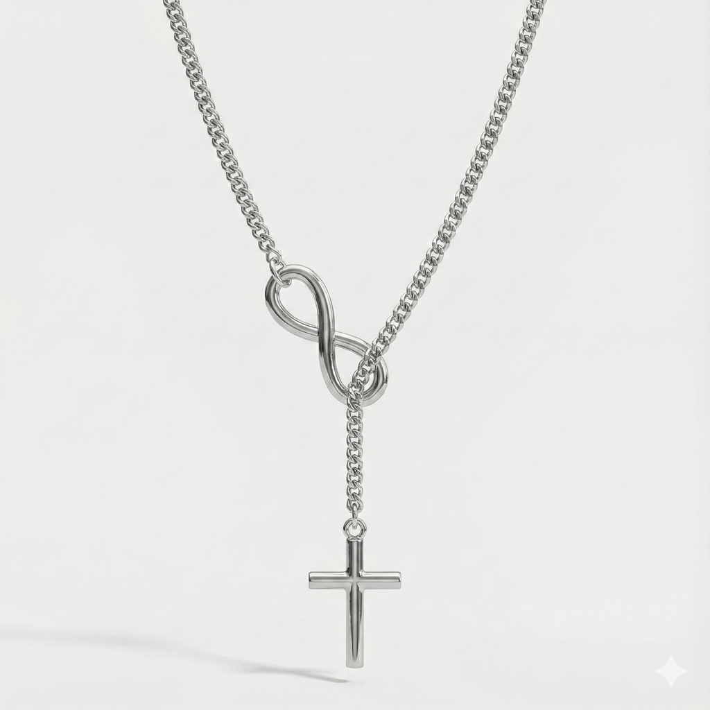 ENQVI | Infinity Cross Necklace