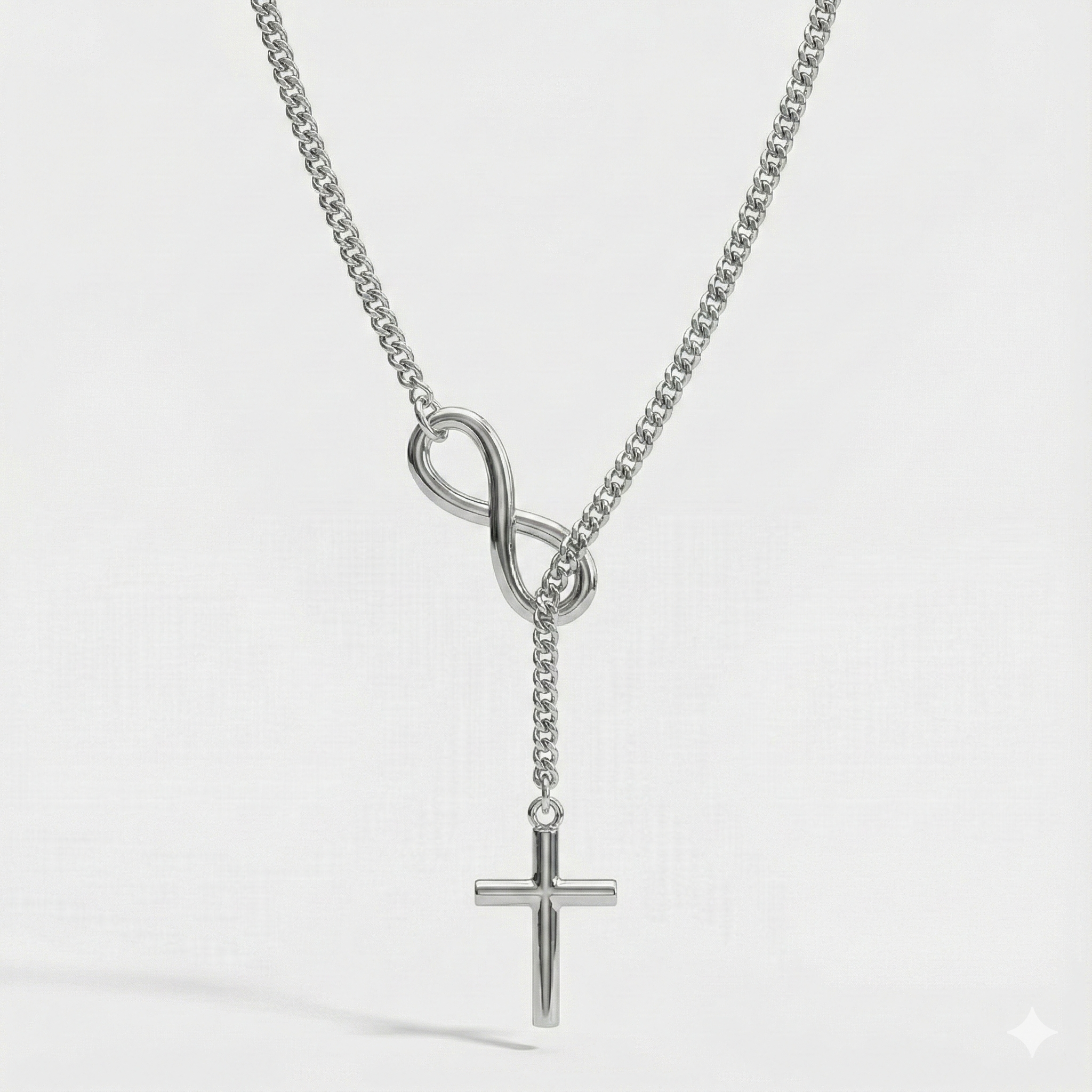 ENQVI | Infinity Cross Necklace