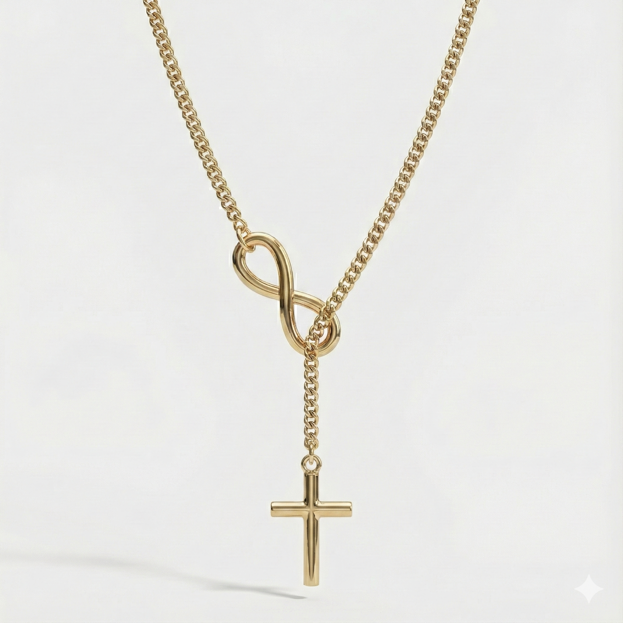 ENQVI | Infinity Cross Necklace