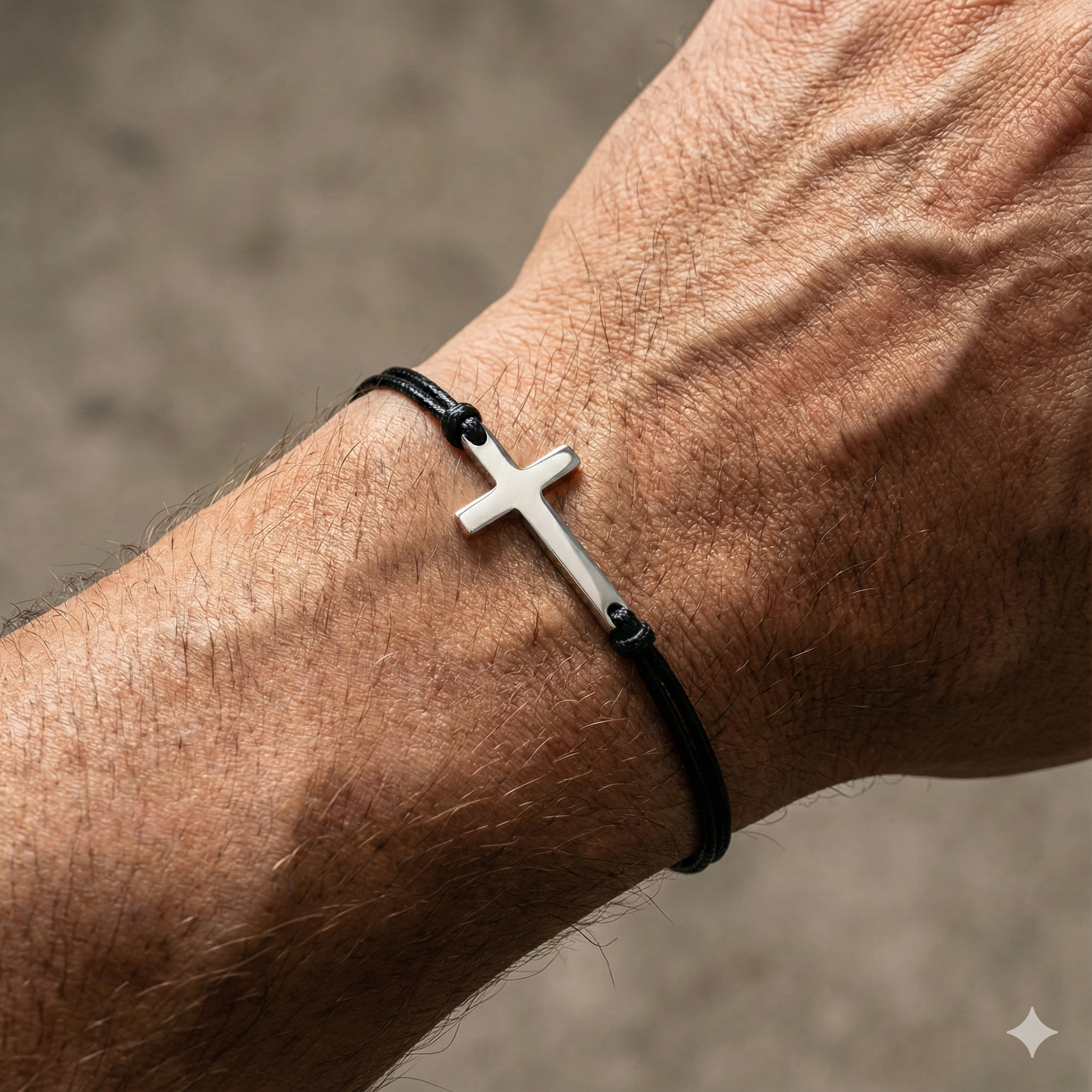 ENQVI | Cross Cord Bracelet