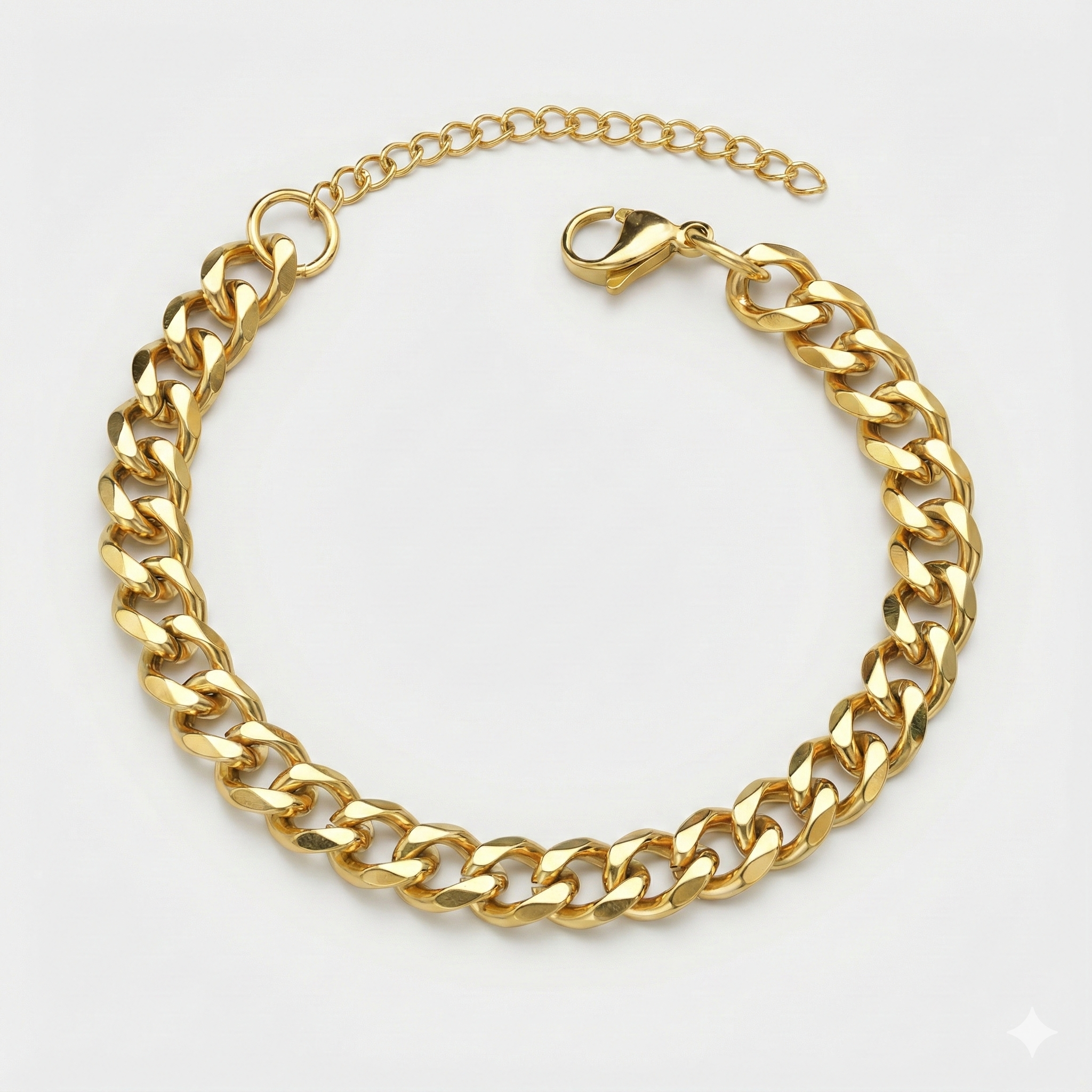 ENQVI | Classic Curb Chain Bracelet