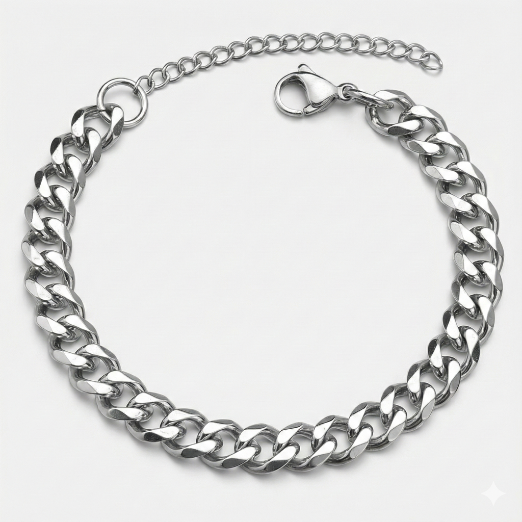ENQVI | Classic Curb Chain Bracelet