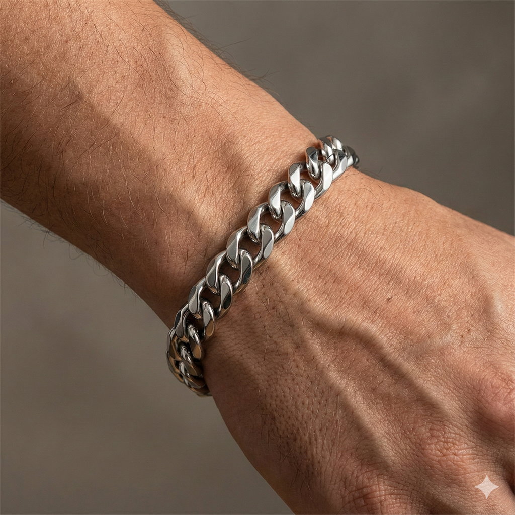 ENQVI | Classic Curb Chain Bracelet